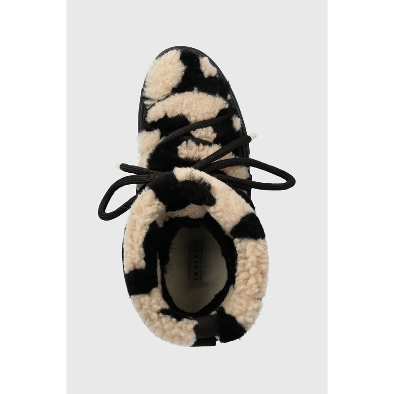 Čizme za snijeg Inuikii Shearling Zigzag boja: crna, 75202-090
