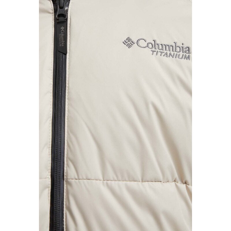 Pernata jakna Columbia Roaring Fork boja: bež