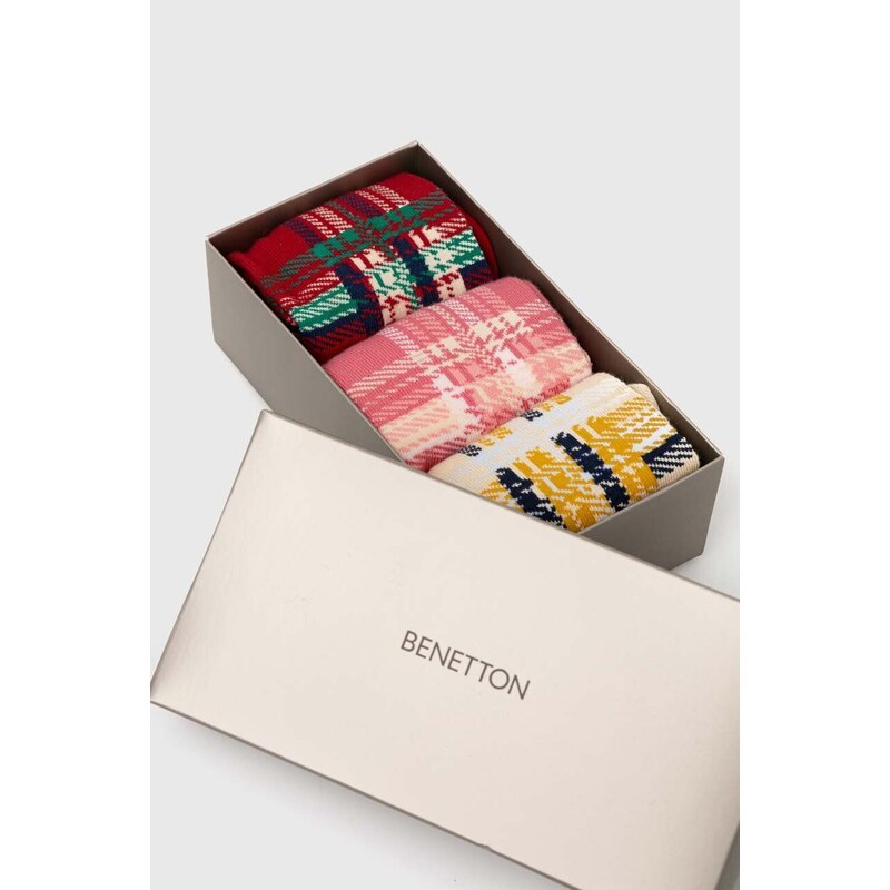 Čarape United Colors of Benetton 3-pack za žene