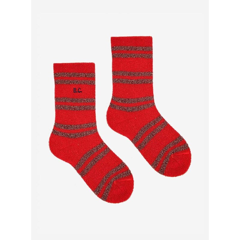 Dječje čarape Bobo Choses boja: crvena