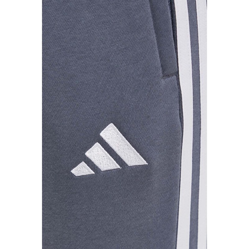 Hlače za trening adidas Performance Tiro 23 boja: siva, s aplikacijom