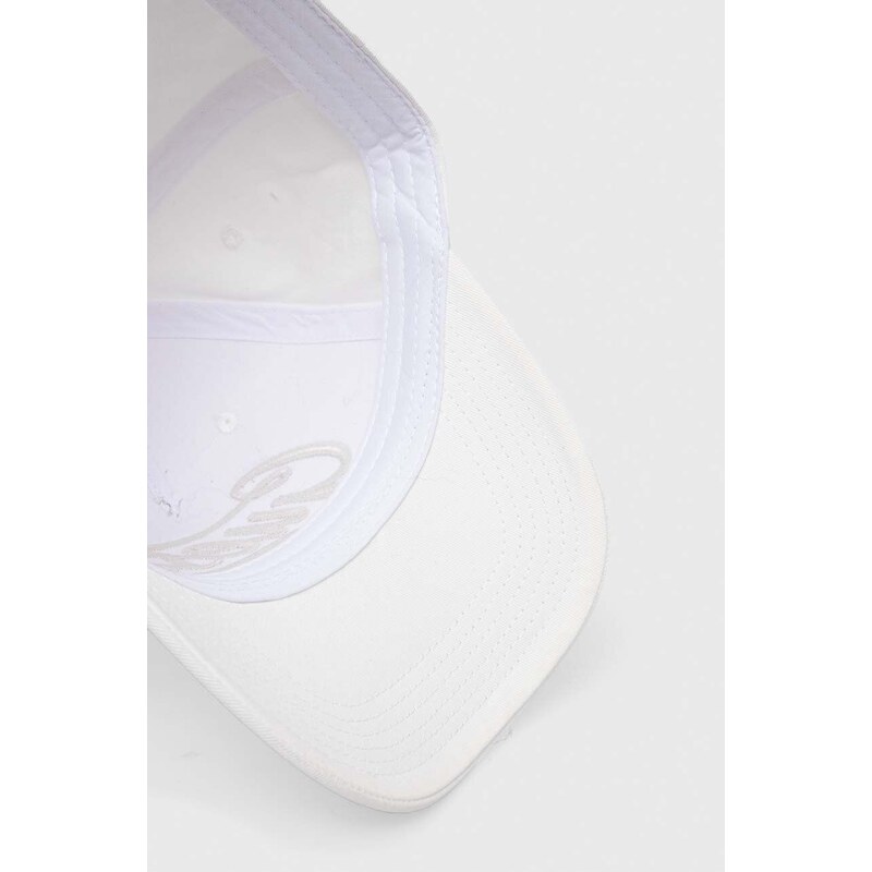 Traper kapa sa šiltom Guess boja: bijela, s aplikacijom