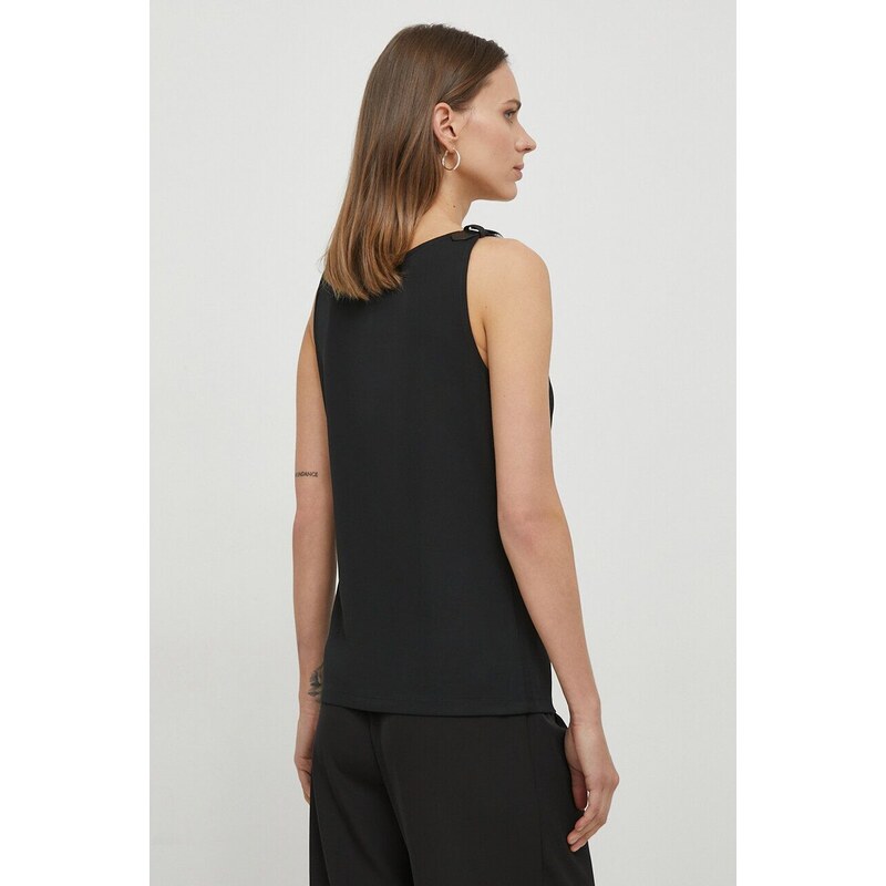Bluza Lauren Ralph Lauren boja: crna, bez uzorka