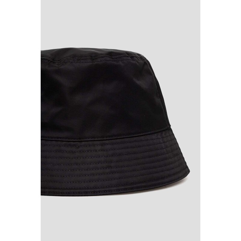 Pamučni šešir Karl Lagerfeld Jeans boja: crna