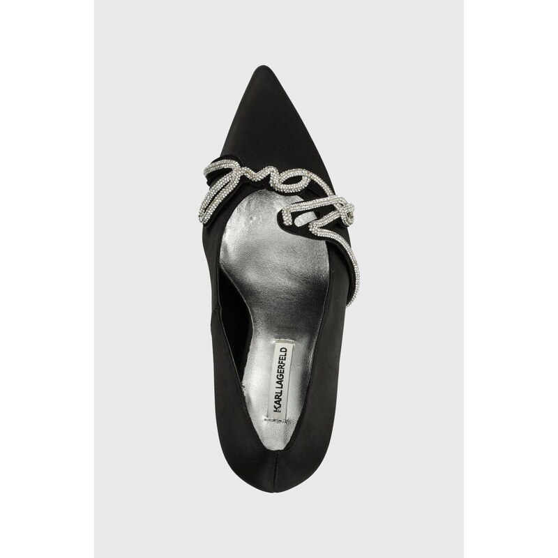 Štikle Karl Lagerfeld SARABANDE boja: crna, KL30919F