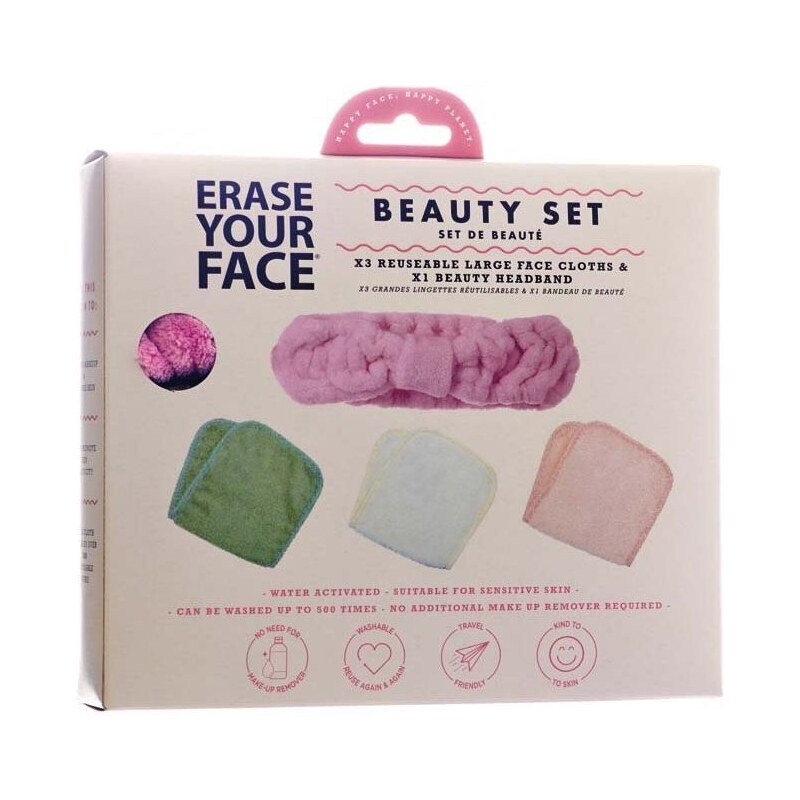Set proizvoda za čišćenje kože lica Erase Your Face Beauty Set