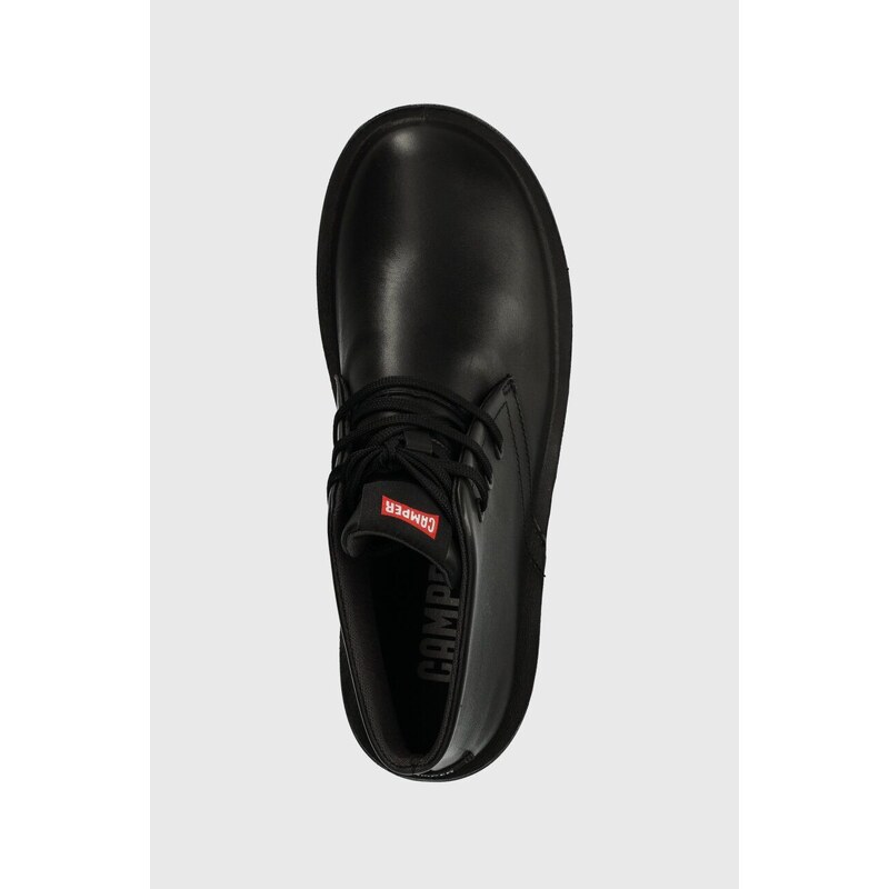 Kožne cipele Camper Beetle za muškarce, boja: crna, 36530.058