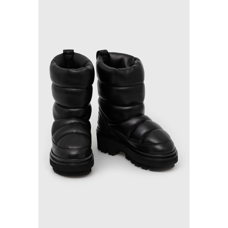 Kožne cipele za snijeg AllSaints Alba Alpine boja: crna, WF598Z