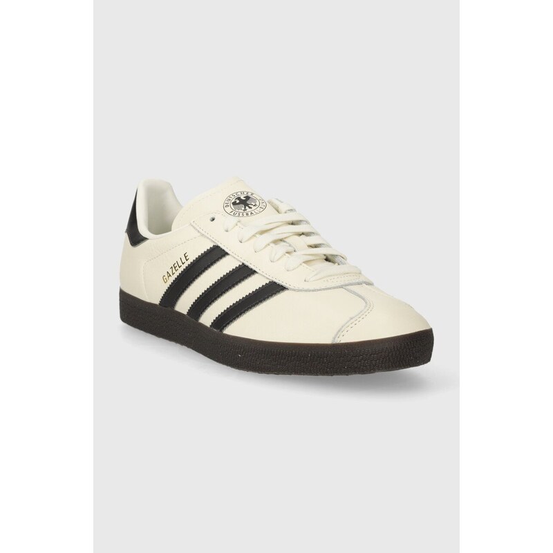 Kožne tenisice adidas Originals Gazelle boja: bijela, ID3719