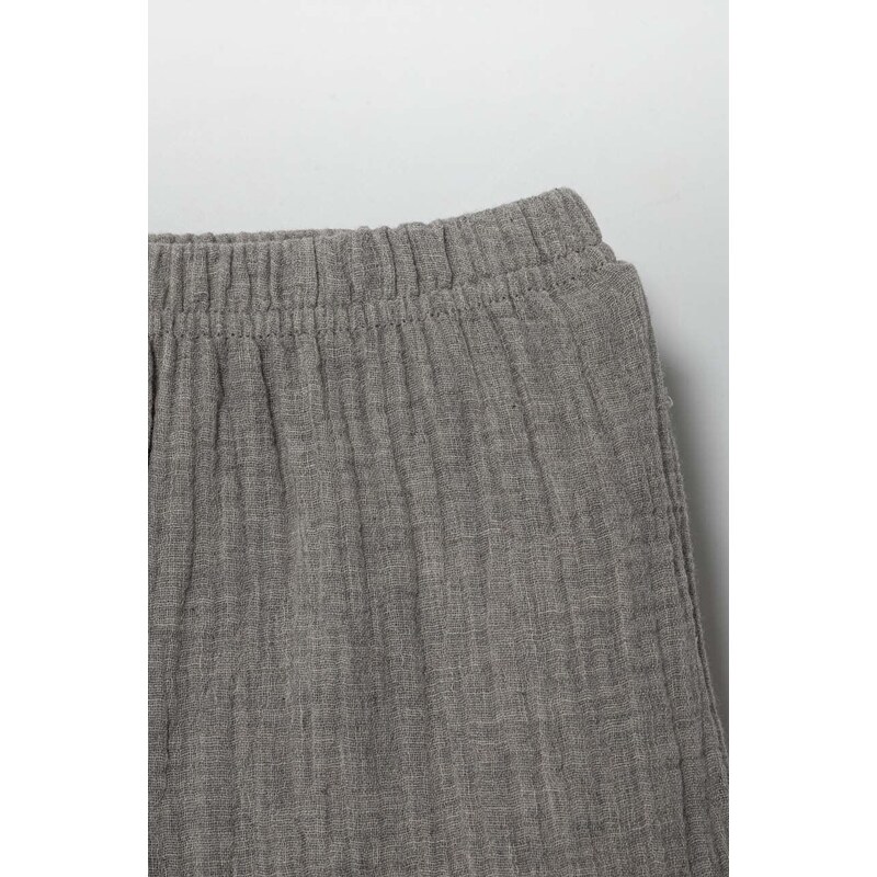 Dječje pamučne kratke hlače Jamiks boja: siva