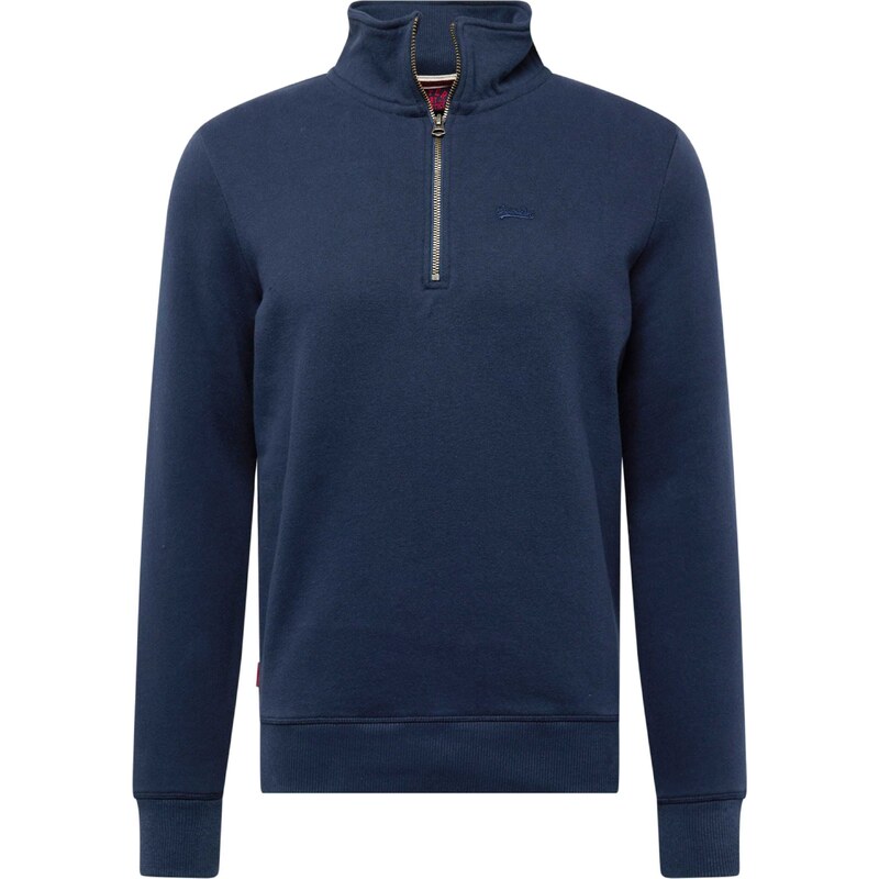 Superdry Sweater majica 'ESSENTIAL' mornarsko plava