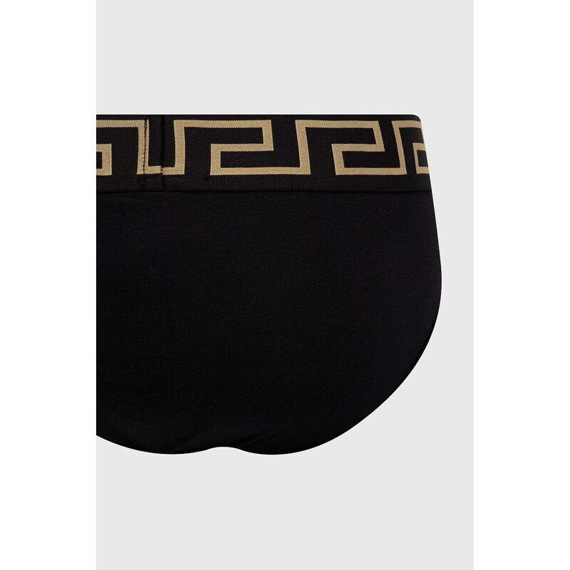 Slip gaćice Versace 2-pack za muškarce, boja: crna
