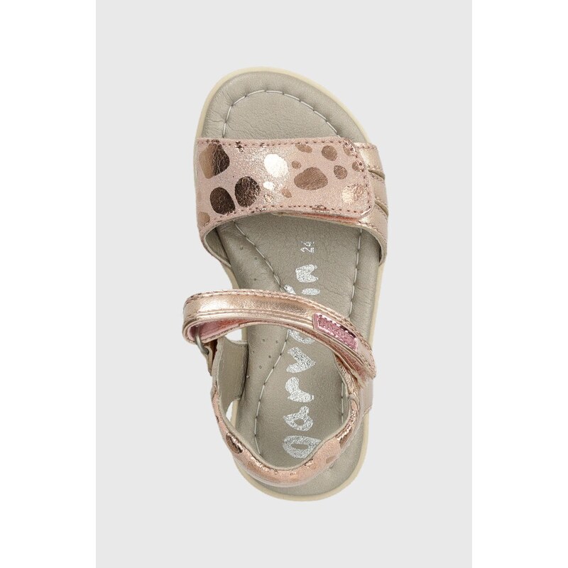 Dječje kožne sandale Garvalin boja: ružičasta