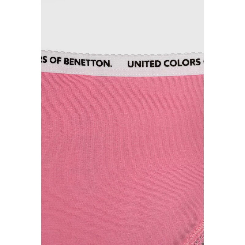 Dječje gaćice United Colors of Benetton 2-pack boja: ružičasta
