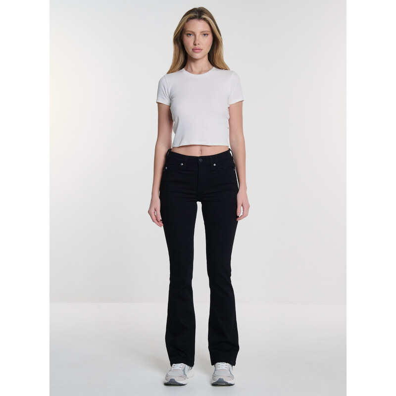 Big Star Woman's Trousers 190040 Denim 908