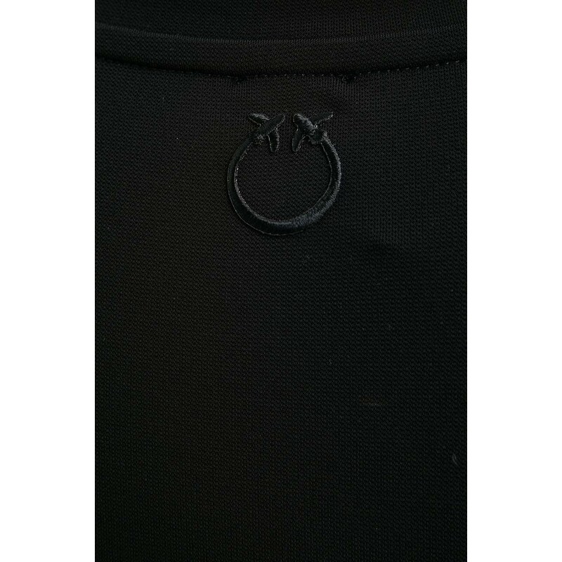 Majica kratkih rukava Pinko za žene, boja: crna