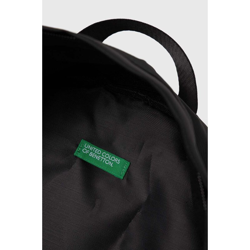 Dječji ruksak United Colors of Benetton boja: crna, veliki, s tiskom