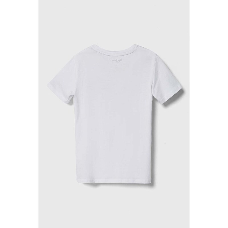 Dječja pamučna majica kratkih rukava Pepe Jeans RANDAL boja: bijela, s tiskom