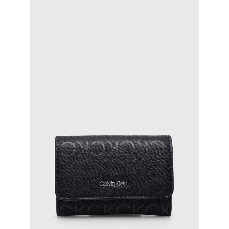 Novčanik Calvin Klein za žene, boja: crna
