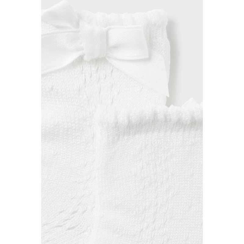 Čarapice za bebe Mayoral Newborn boja: bijela