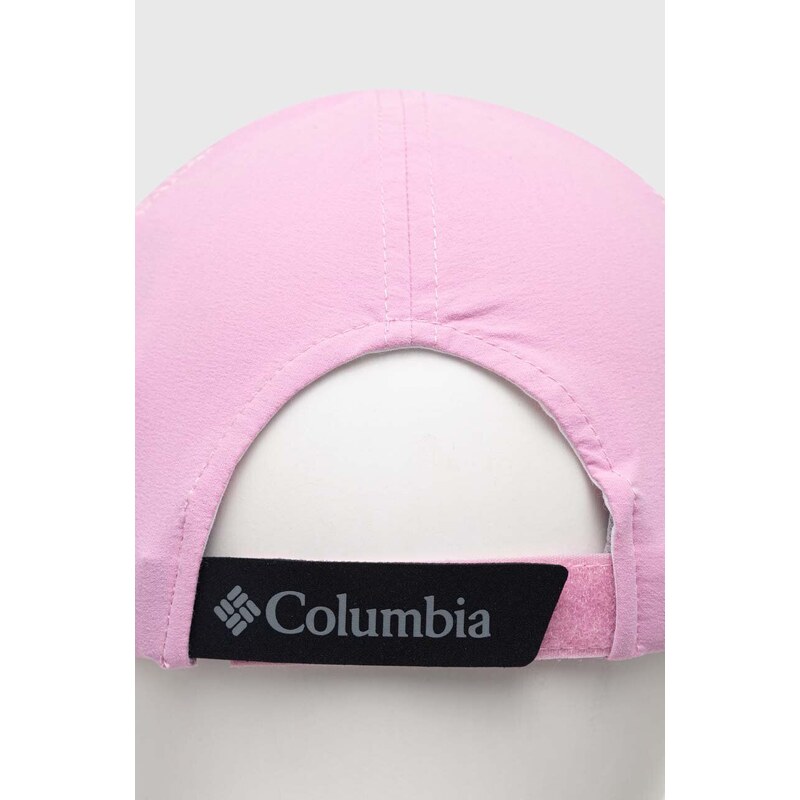 Kapa sa šiltom Columbia Silver Ridge III boja: ružičasta, s tiskom 1840071