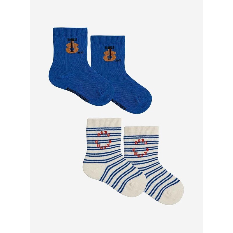 Dječje čarape Bobo Choses 2-pack boja: tamno plava
