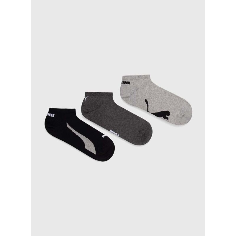 Čarape Puma 3-pack za muškarce, boja: bijela