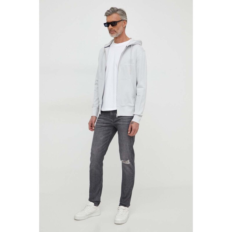 Traperice Calvin Klein Jeans za muškarce, boja: siva