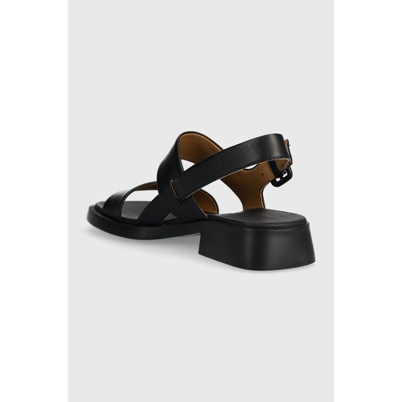 Kožne sandale Camper Dana za žene, boja: crna, K201486.005