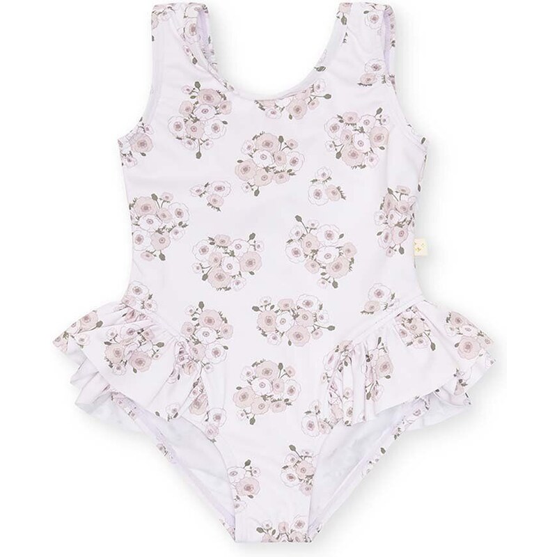 Jednodijelni kupaći kostim za bebe That's mine Safina boja: bijela
