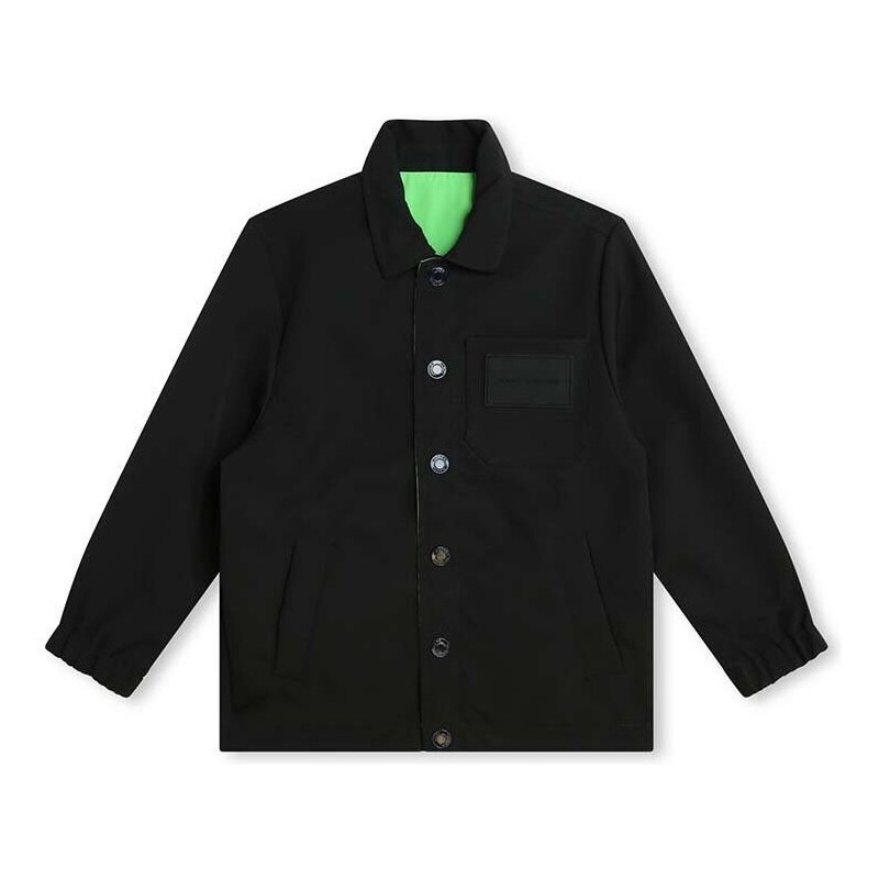 Dječja dvostrana jakna Marc Jacobs boja: crna