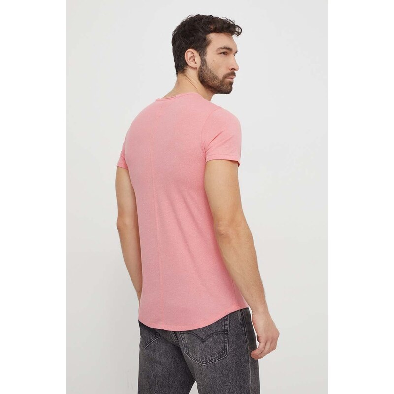 Tommy Jeans boja: ružičasta, bez uzorka