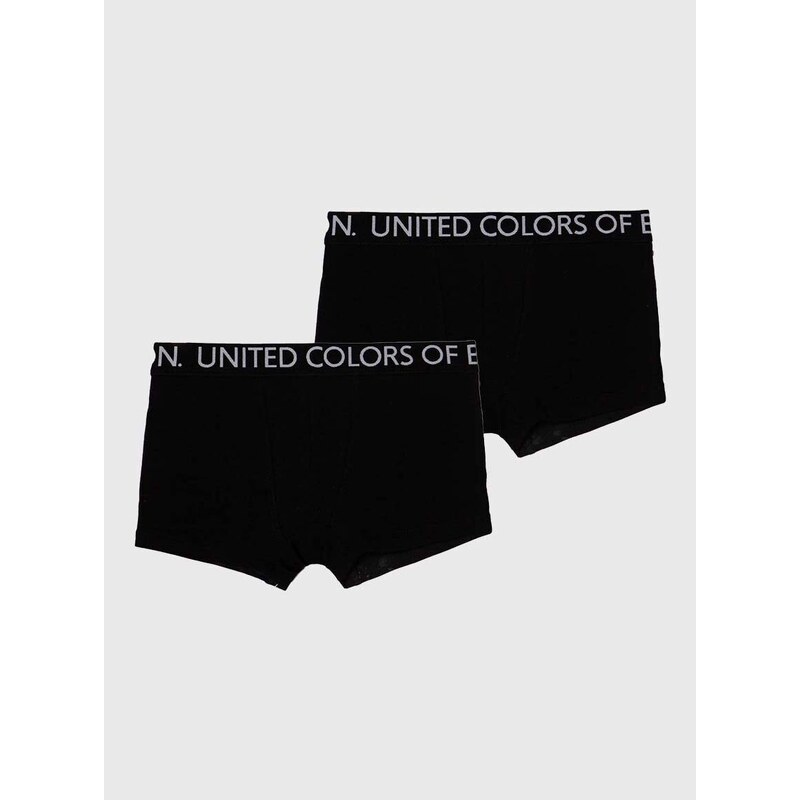 Dječje bokserice United Colors of Benetton 2-pack boja: crna