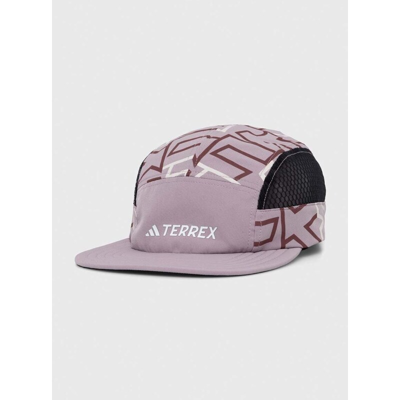 Kapa sa šiltom adidas TERREX boja: ljubičasta, s uzorkom