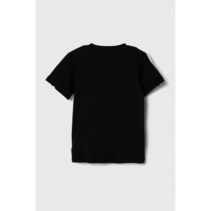 Dječja pamučna majica kratkih rukava adidas LK 3S CO boja: crna, bez uzorka