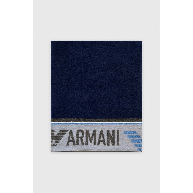 Ručnik za kupanje Emporio Armani Underwear boja: tamno plava
