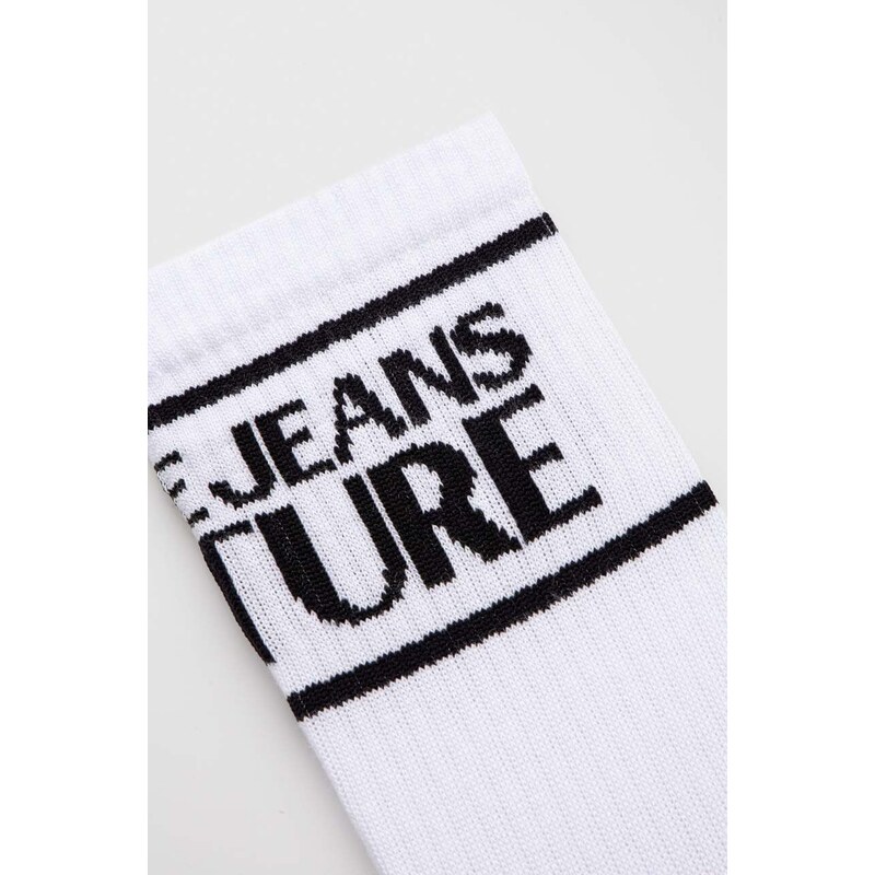 Čarape Versace Jeans Couture za muškarce, boja: bijela