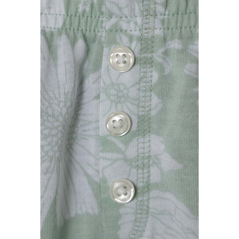 Dječja pidžama Abercrombie & Fitch boja: zelena, s uzorkom
