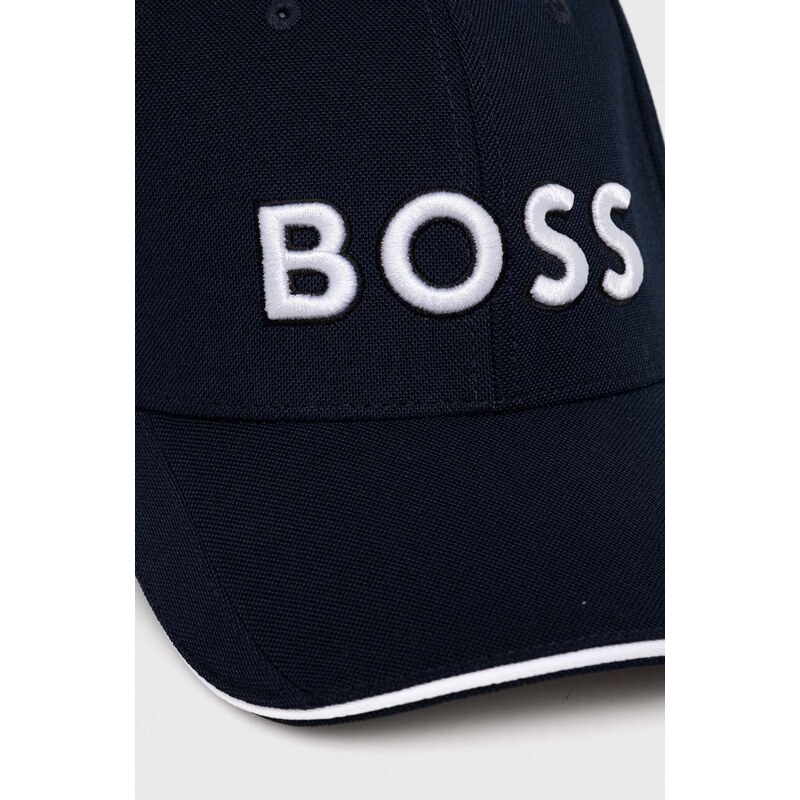 Kapa sa šiltom Boss Green BOSS GREEN boja: crna, s aplikacijom