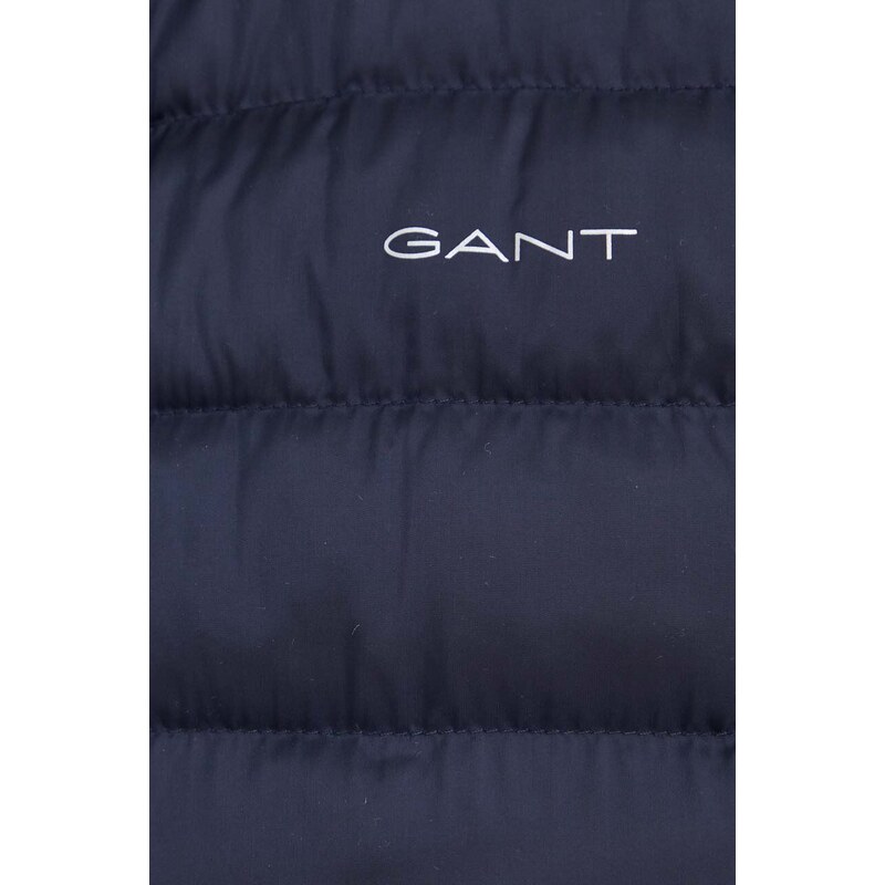 Jakna Gant za muškarce, boja: tamno plava, za prijelazno razdoblje