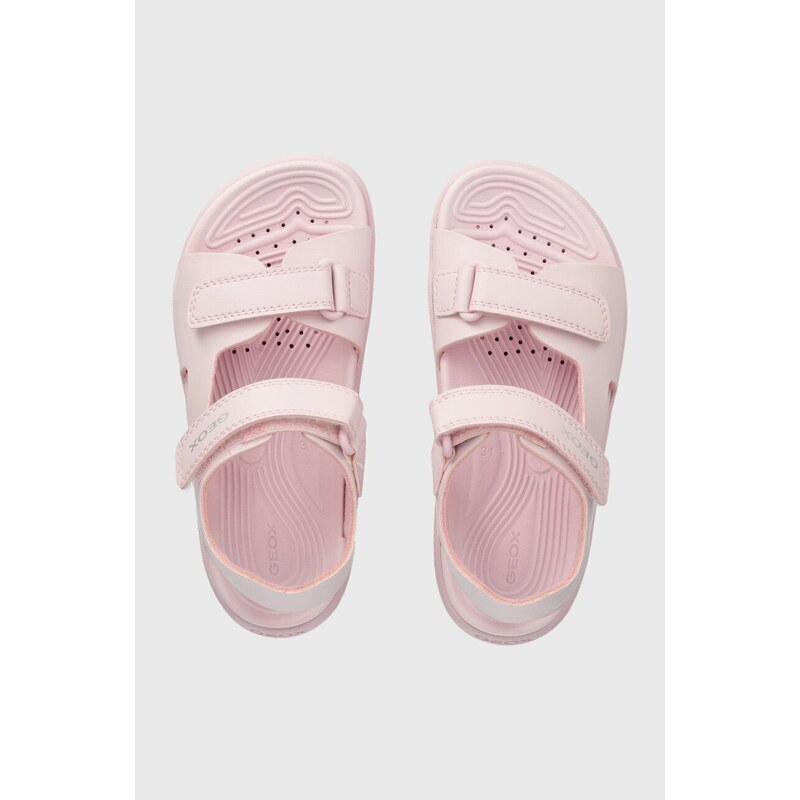 Dječje sandale Geox SANDAL FUSBETTO boja: ružičasta