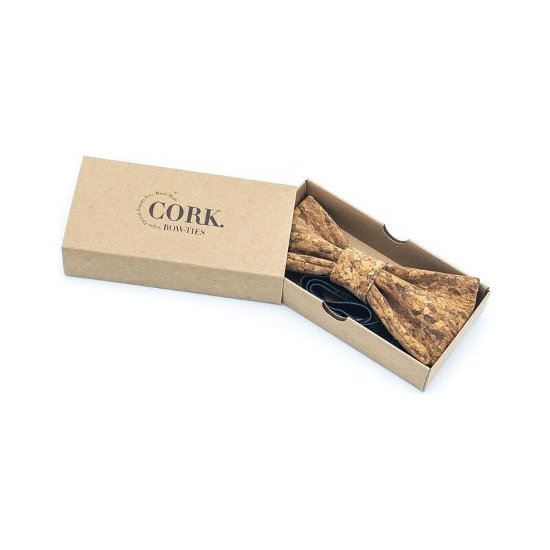 CORK Leptir mašna od pluta s futrolom GATSBY