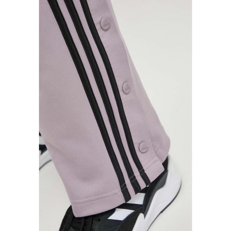 Donji dio trenirke adidas boja: ružičasta, s aplikacijom