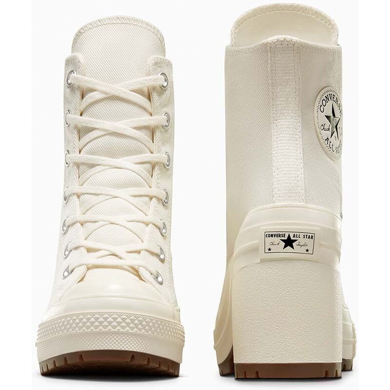 Tenisice Converse Chuck 70 De Luxe Heel za žene, boja: bijela, A05348C