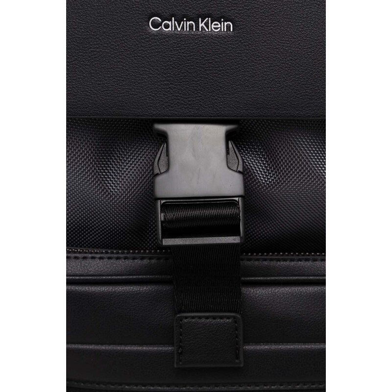 Ruksak Calvin Klein za muškarce, boja: siva, veliki, bez uzorka
