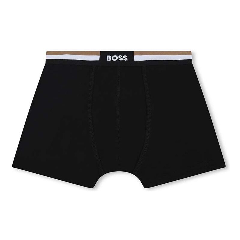 Dječje bokserice BOSS 2-pack boja: crna