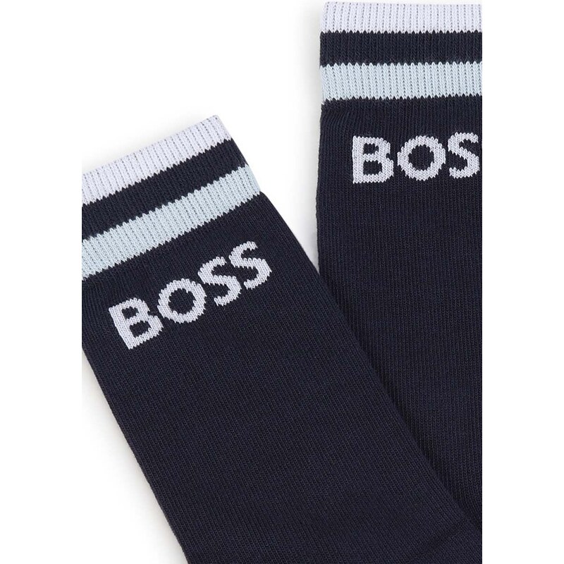 Dječje čarape BOSS 2-pack boja: tamno plava