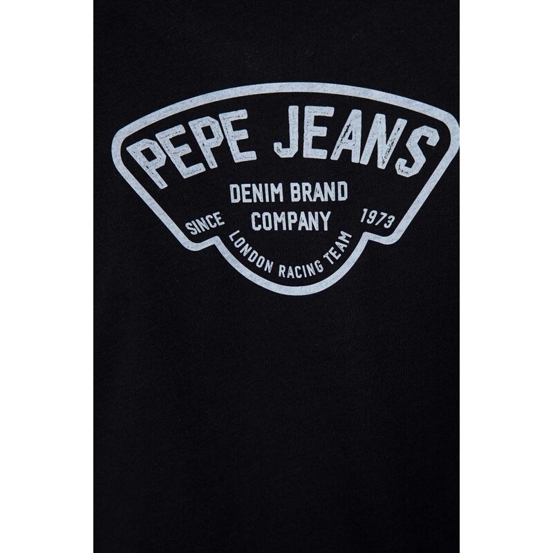 Dječja pamučna majica kratkih rukava Pepe Jeans REGEN boja: tamno plava, s tiskom