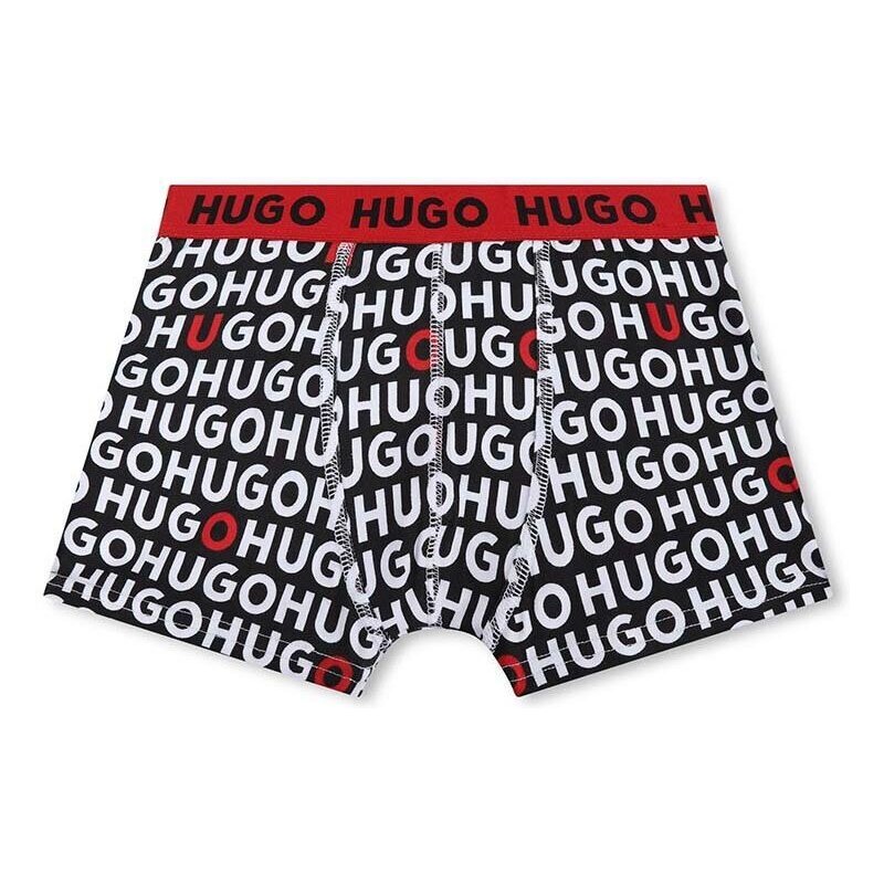 Dječje bokserice HUGO 2-pack boja: crna