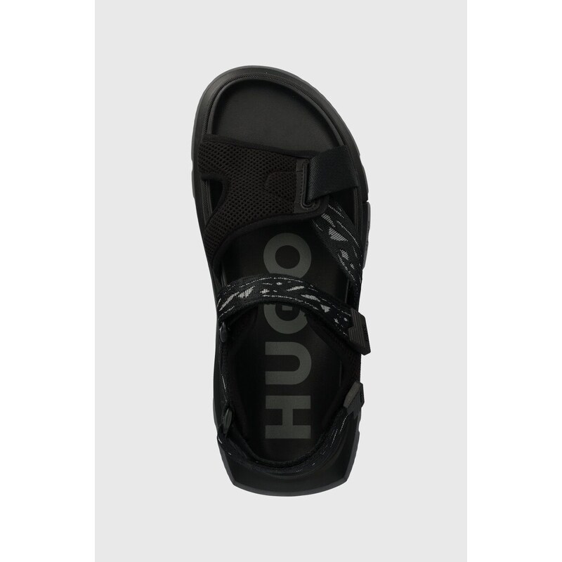 Sandale HUGO Ryany za muškarce, boja: crna, 50517053